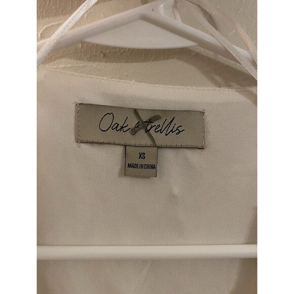 Oak & Trellis White Ivory Romper Lace XS Bridal Wedding Bachelorette Honeymoon - Picture 4 of 5